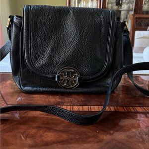 Tory Burch Black Leather Crossbody Bag